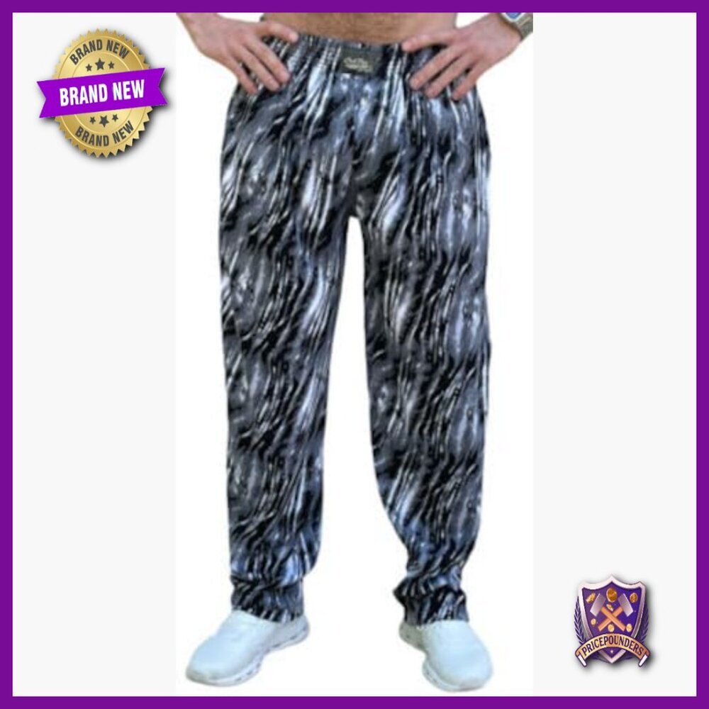 Unisex Baggy Sweatpants Tapered Leg Active Wear Gym Workout Pants
